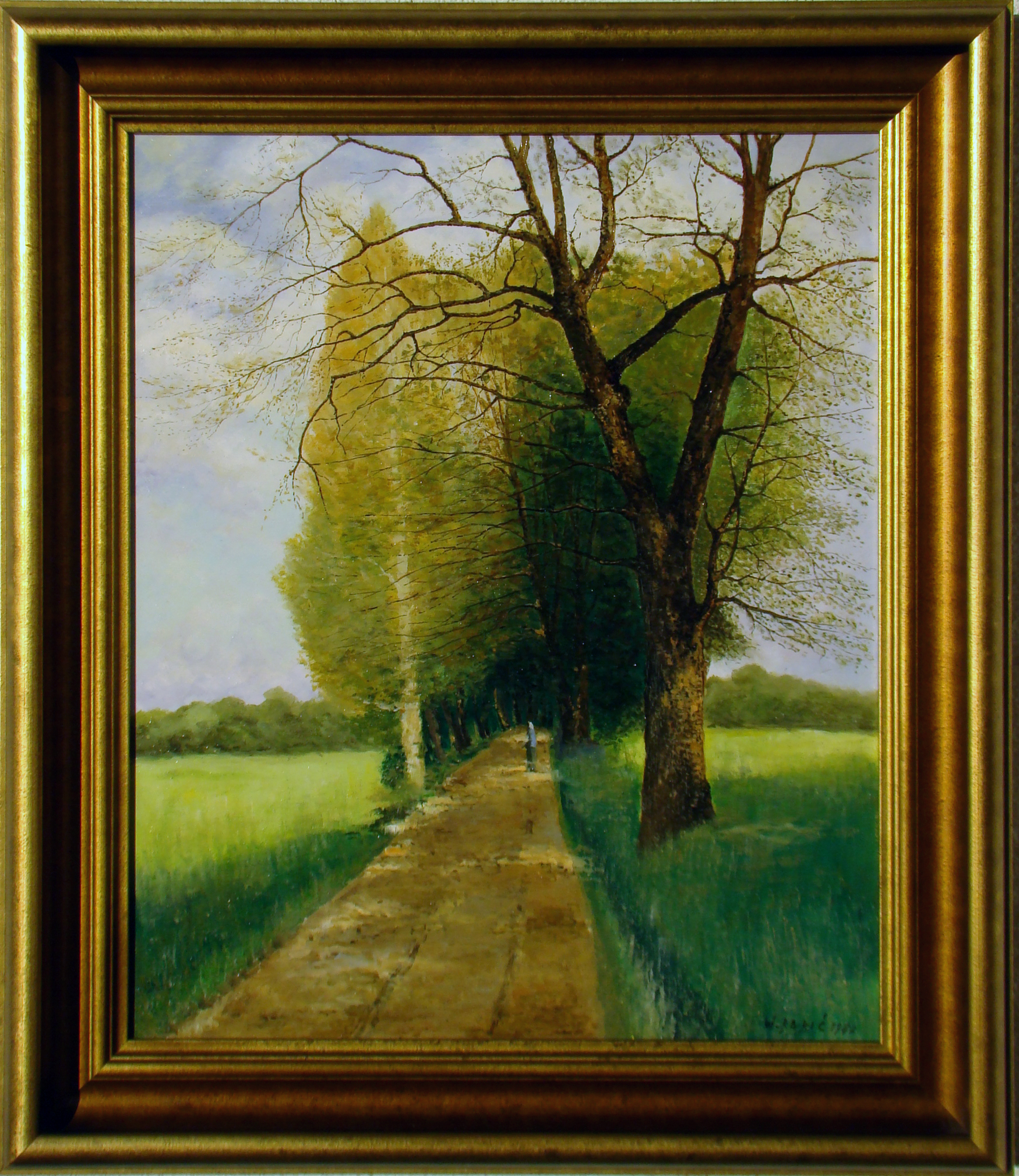 Austrebende Baume (60cm x 50cm)