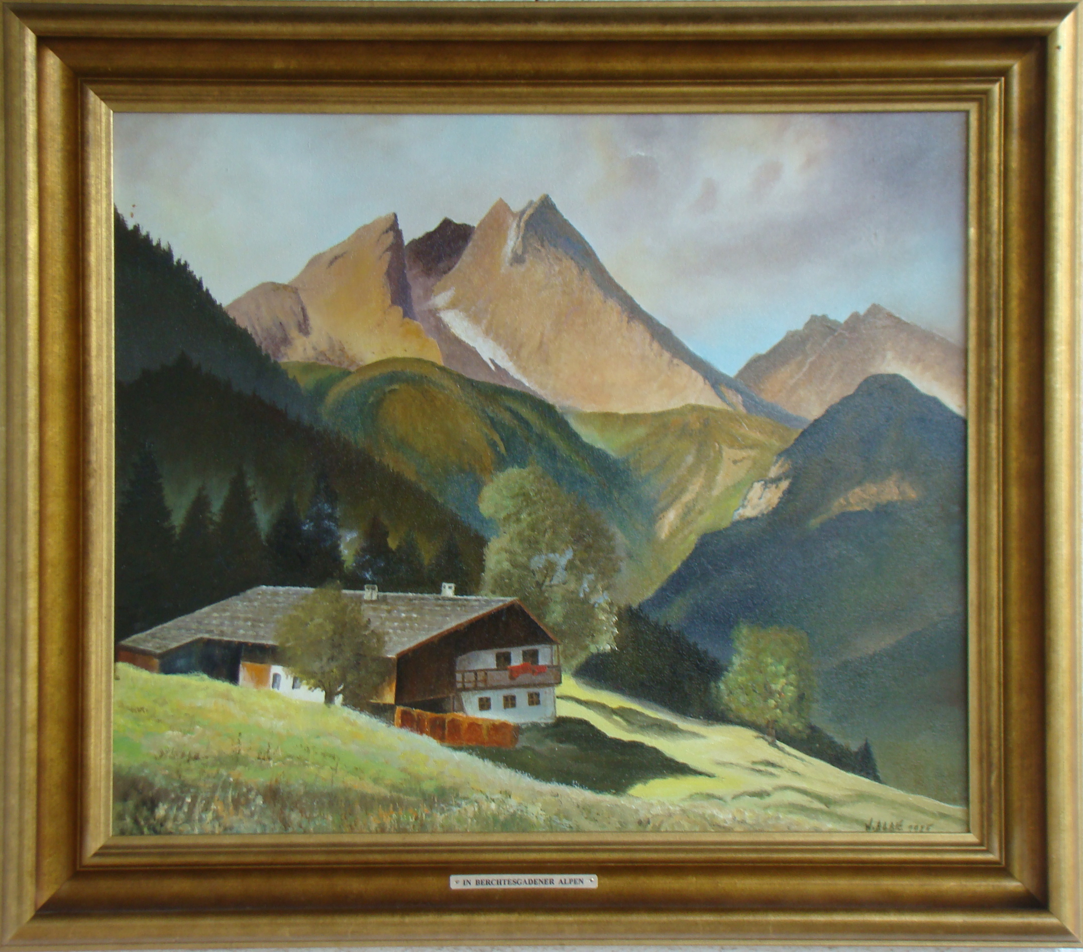 Berchtesgadener Alpen (65cm x 55cm)