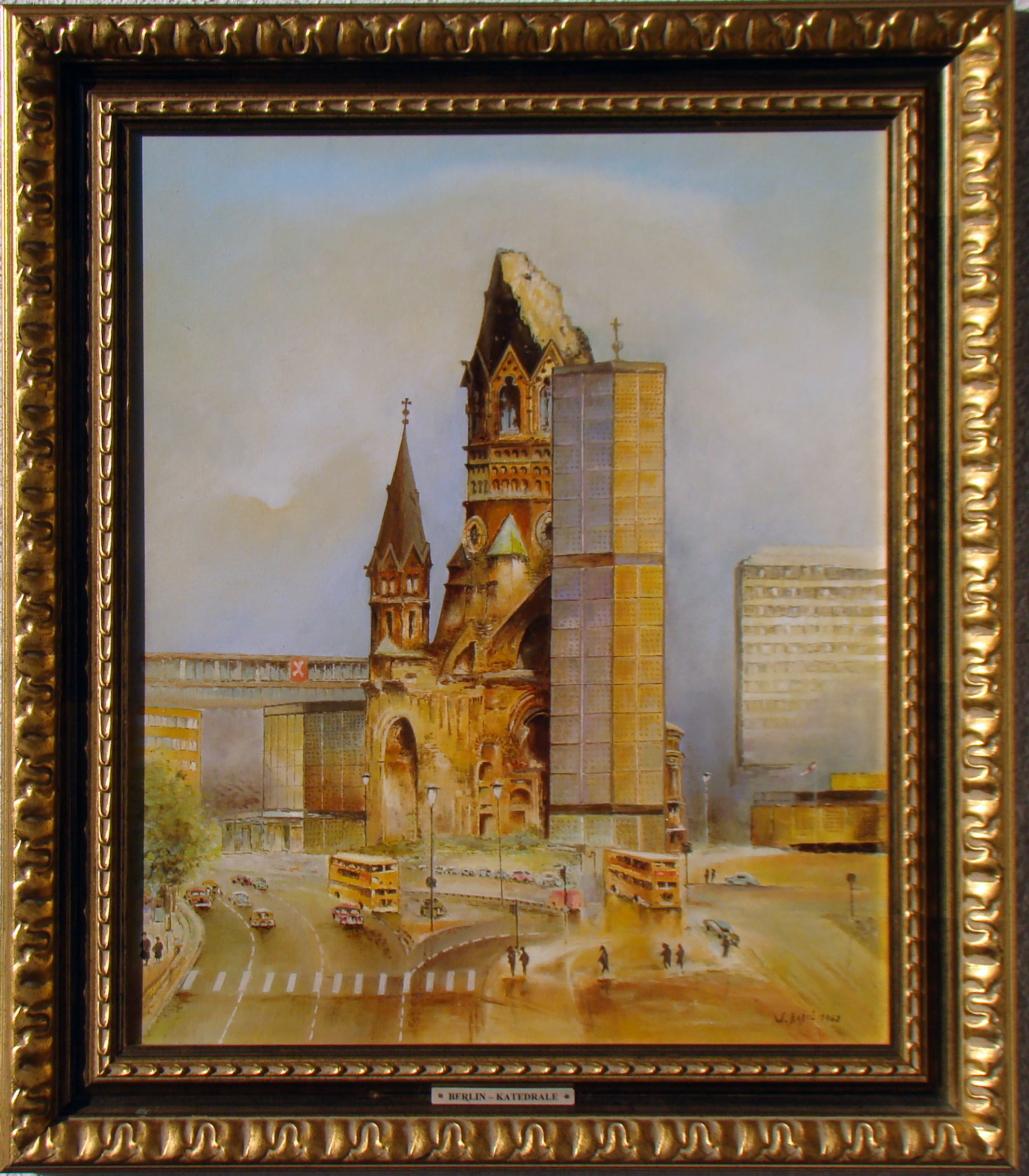 Gedächtniskirche Berlin (60cm x 50cm)