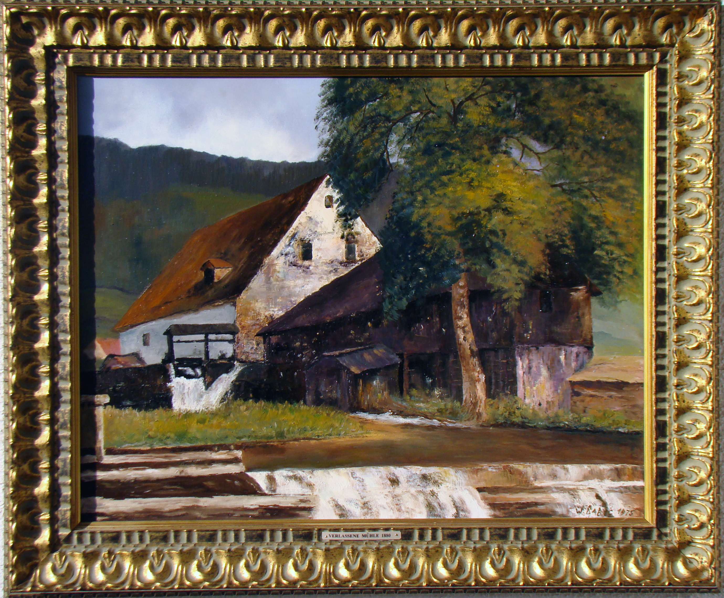 Verlasene Mühle (70cm x 55cm)